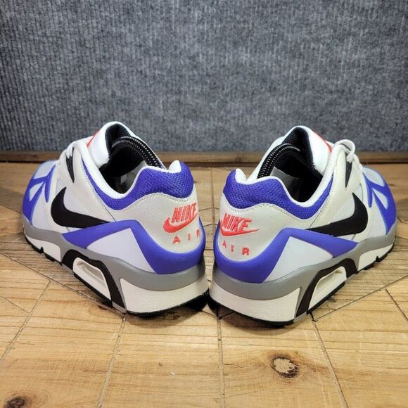 Nike Air Structure Men's 9.5 White Persian Violet Sneakers Retro DC2548-100 - Picture 7 of 11